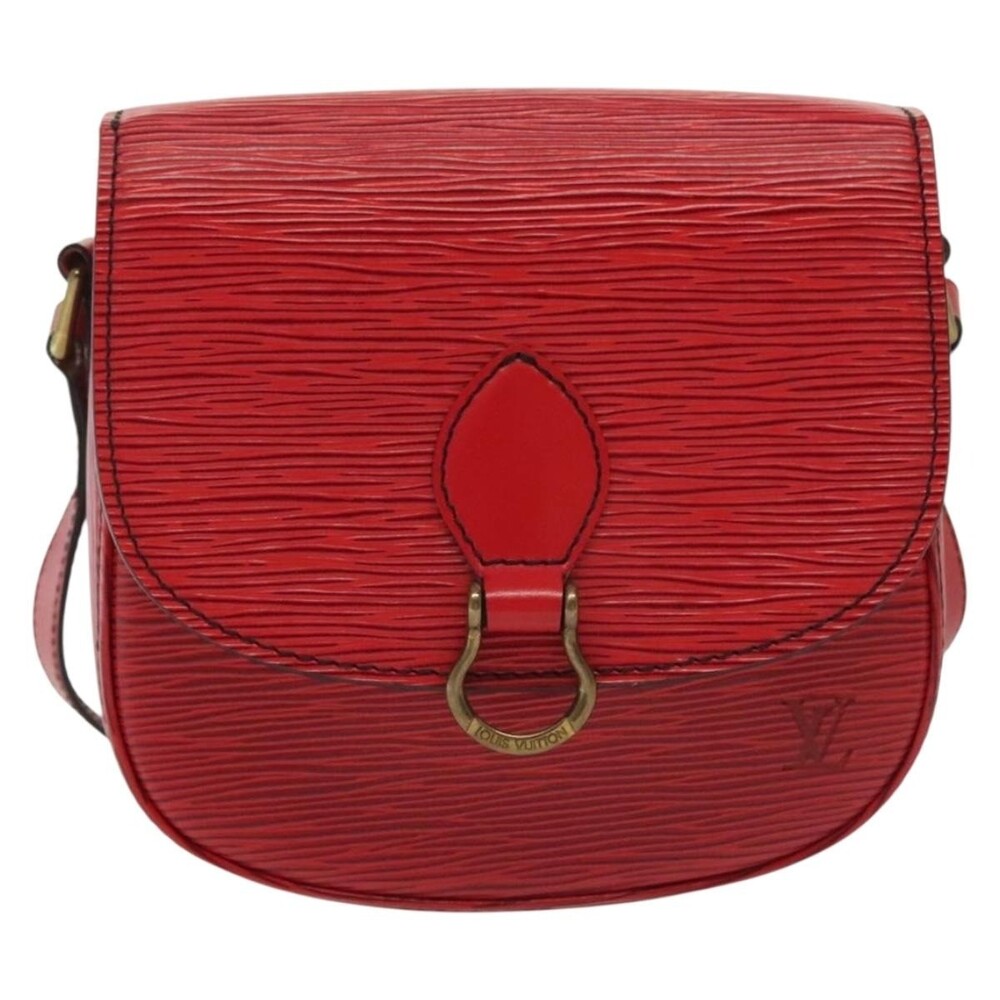 Louis Vuitton Epi Saint Cloud PM Shoulder Bag Red